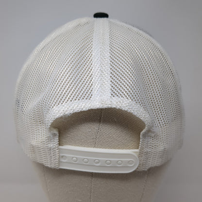 Boise River R&T Snapback Trucker Hat Black One Size Mesh Back Colorblock