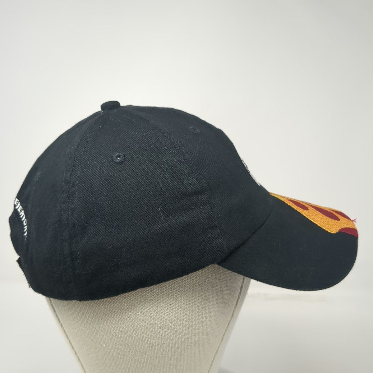 Colorado River Baseball Cap Black One Size Cummins Flame Rocky Strapback USA Hat