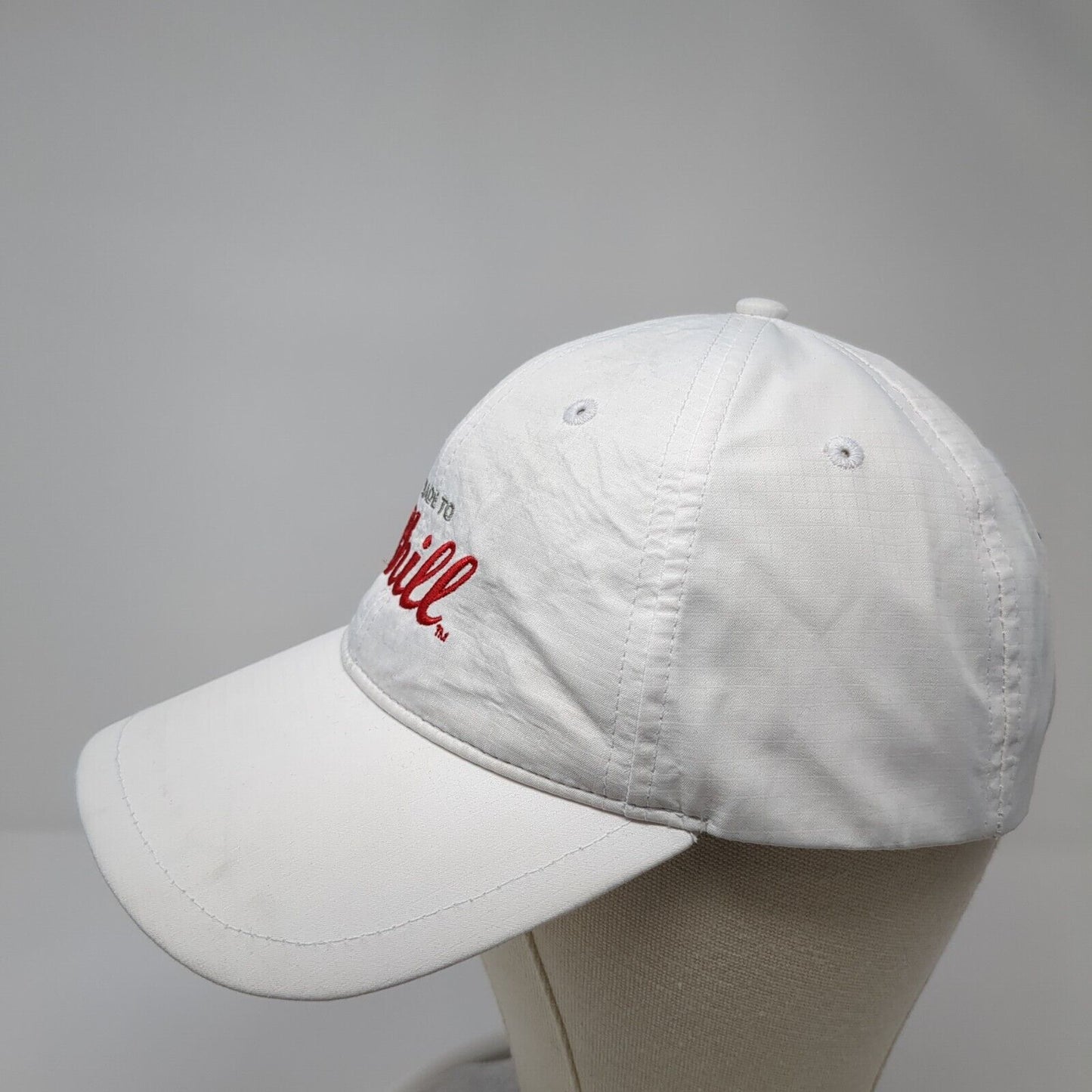 Made To Chill Coors Light Strapback Hat White One Size Adjustable Embroidered