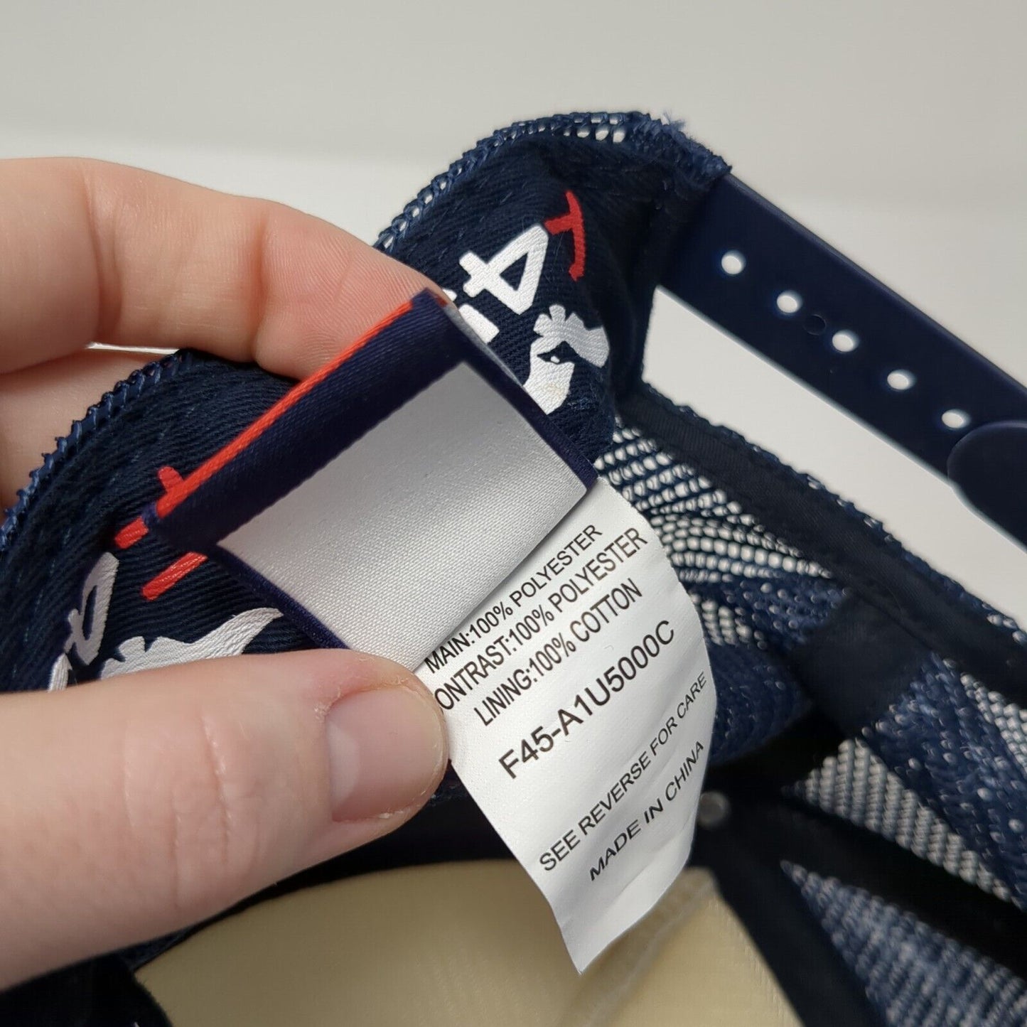 Functional 45 F45 Training Snapback Trucker Hat Blue One Size Mesh Back