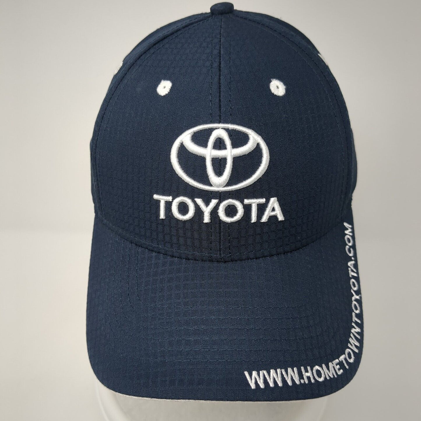 Toyota Hometown Strapback Hat Blue One Size Adjustable Embroidered Atlanta Cap