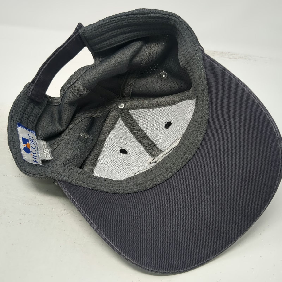 HiCORP Baseball Cap Black Gray G3 One Size Mesh Back Strapback A Great Catch Hat
