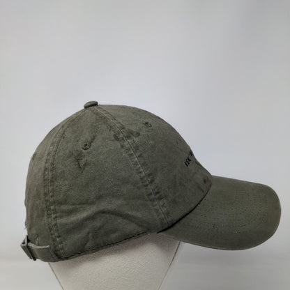 Ask Your Mother Slideback Hat Greenish-Brown One Size Embroidered