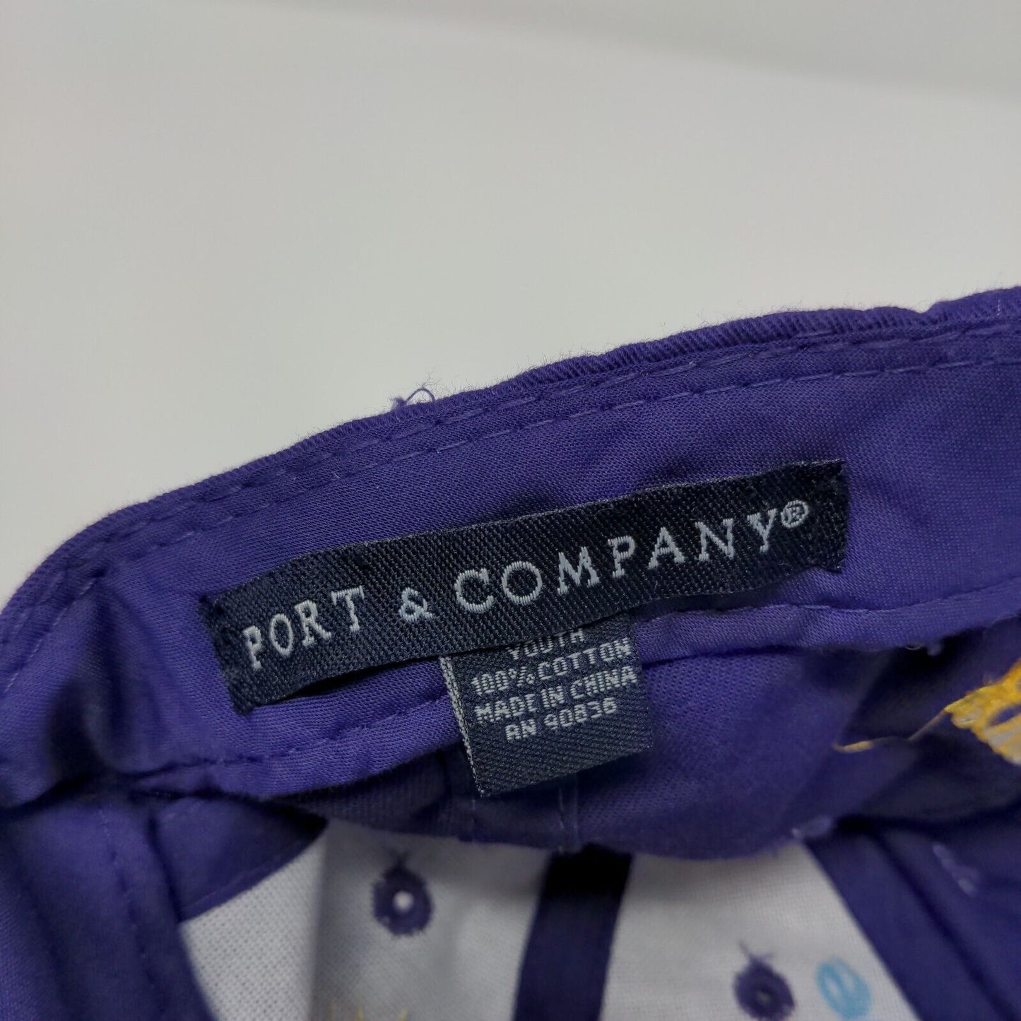 Kootenai Valley Inflatables Strapback Hat Purple Youth Embroidered