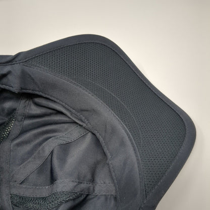 Hind Strapback Hat Gray One Size Adjustable Solid Mesh Trim 6 Panel