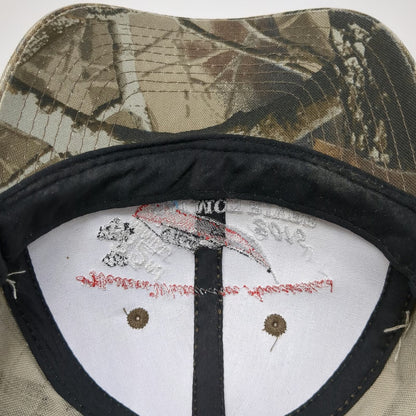 Port Authority Baseball Cap Brown One Size Camo Salmon River Jet Boat Races hat