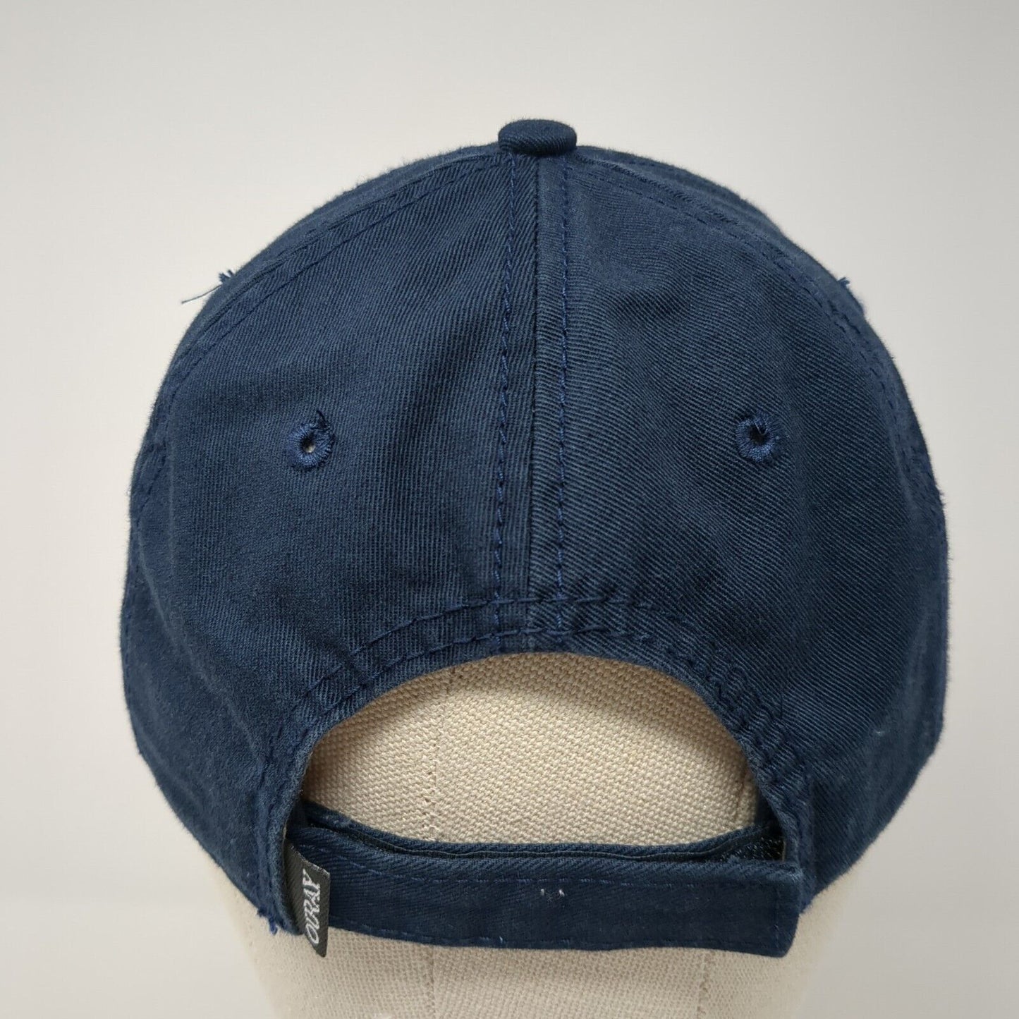 Yellowstone Since 1872 Strapback Hat Blue One Size Adjustable Distressed Ouray