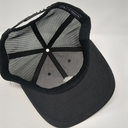 Saint Alphonsus Snapback Mesh Back Trucker Hat Black One Size Solid