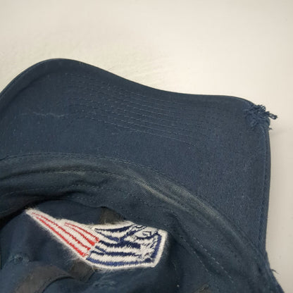 '47 New England Patriots NFL Blue One Size Cap Distressed Slideback Buckle Hat