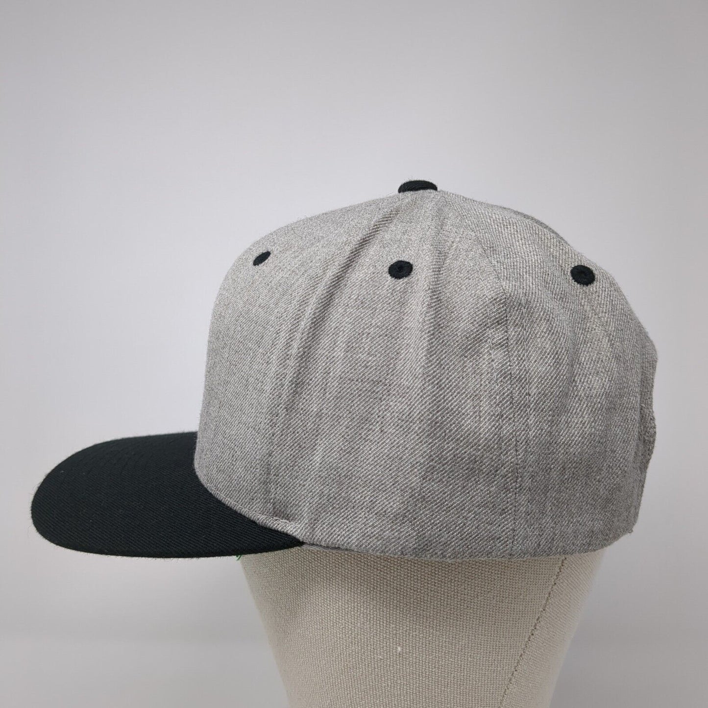 Trailbound Snapback Hat Gray One Size Colorblock The Classics Yupoong