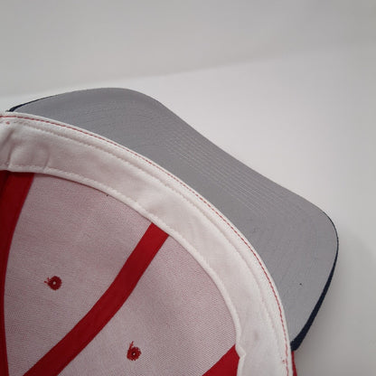 American Flag Strapback Hat Multicolor OS Adjustable Patriotic Pacific Headwear