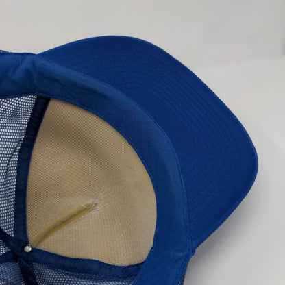 Minidoka County Fair & Rodeo Snapback Trucker Hat Blue OSFA Mesh Back Rope