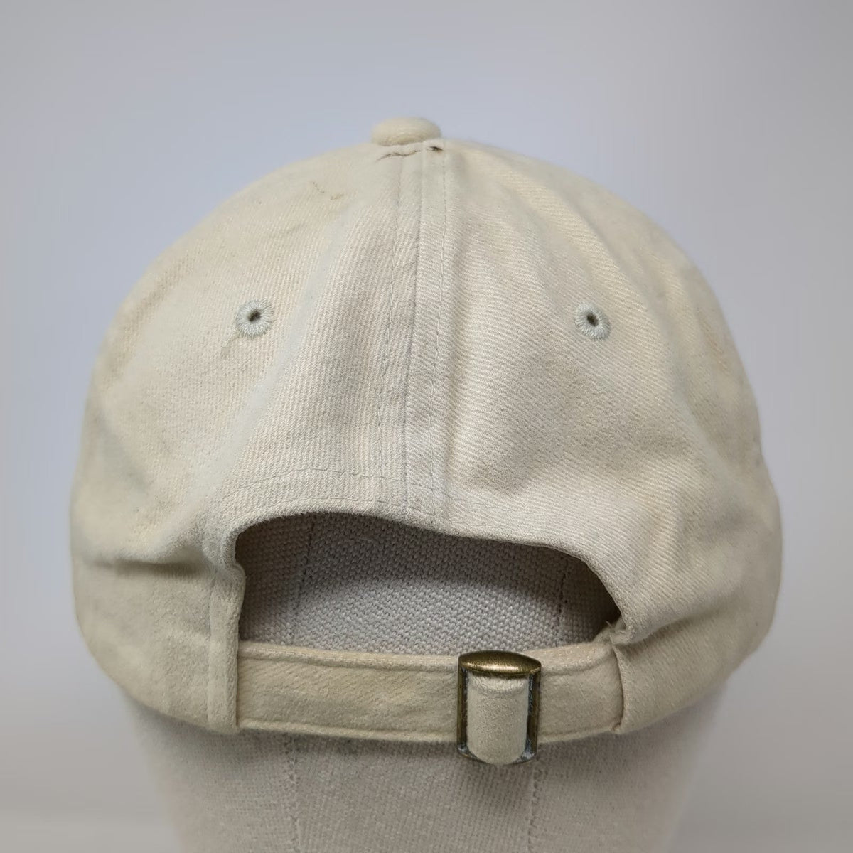 Sportsman Baseball Cap Beige One Size Slideback Cotton Bait Tackle Fishing Hat