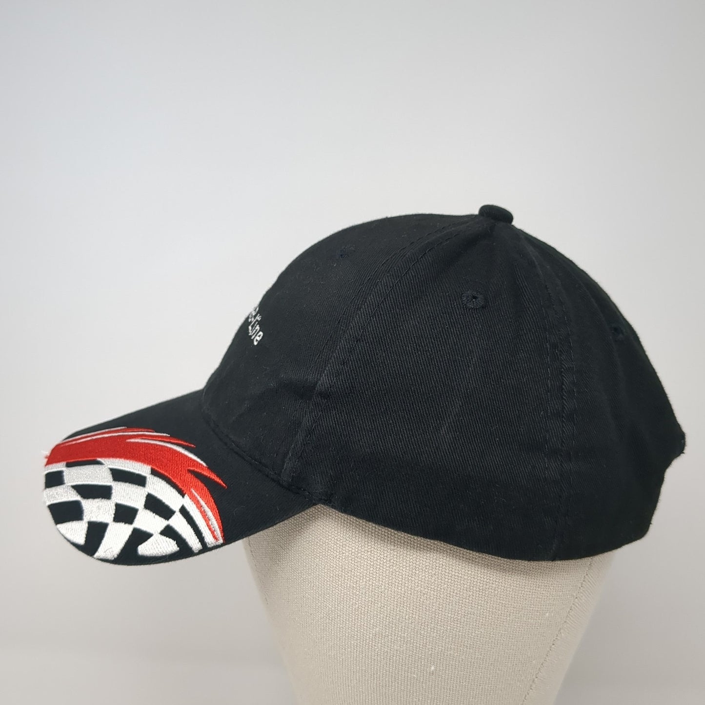 Cooper B-Line Strapback Baseball Cap Black One Size Adjustable Embroidered
