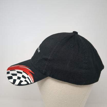 Cooper B-Line Strapback Baseball Cap Black One Size Adjustable Embroidered