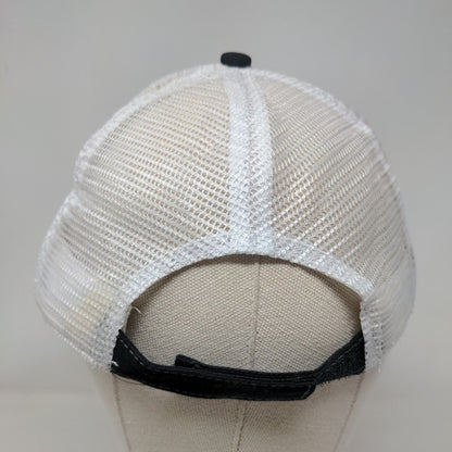 St. Patrick's Day Skull Wings Strapback Mesh Back Trucker Hat Black OSFM