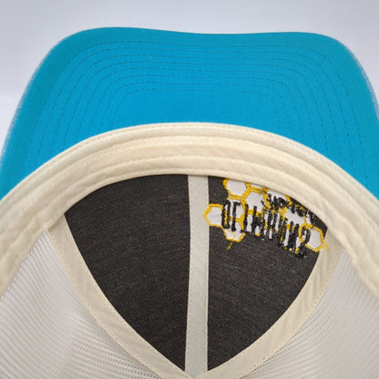 Oltmanns Honey Snapback Mesh Back Trucker Hat Blue M/L Richardson