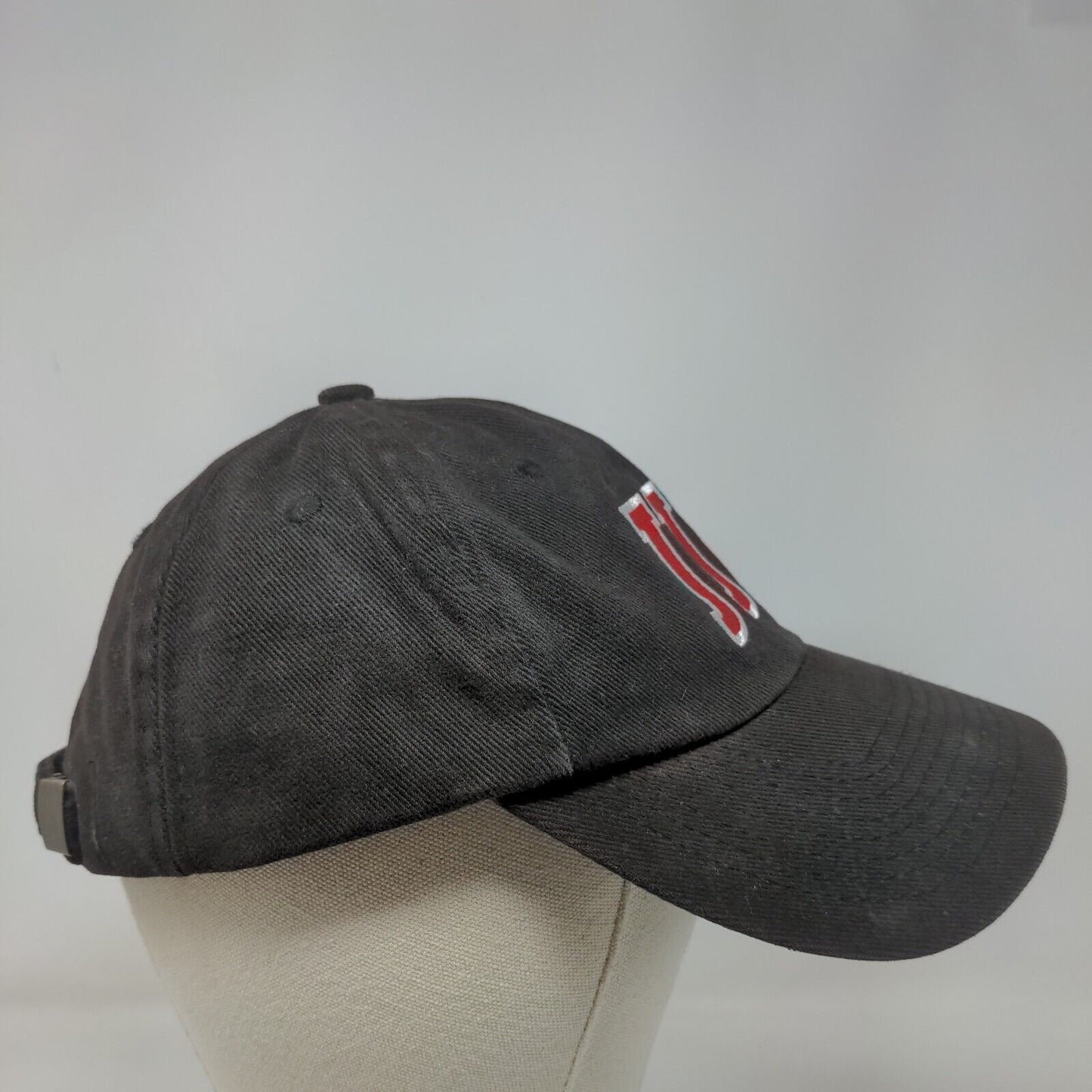 JJ Jimmy John's Slideback Hat Black One Size Embroidered 6 Panel