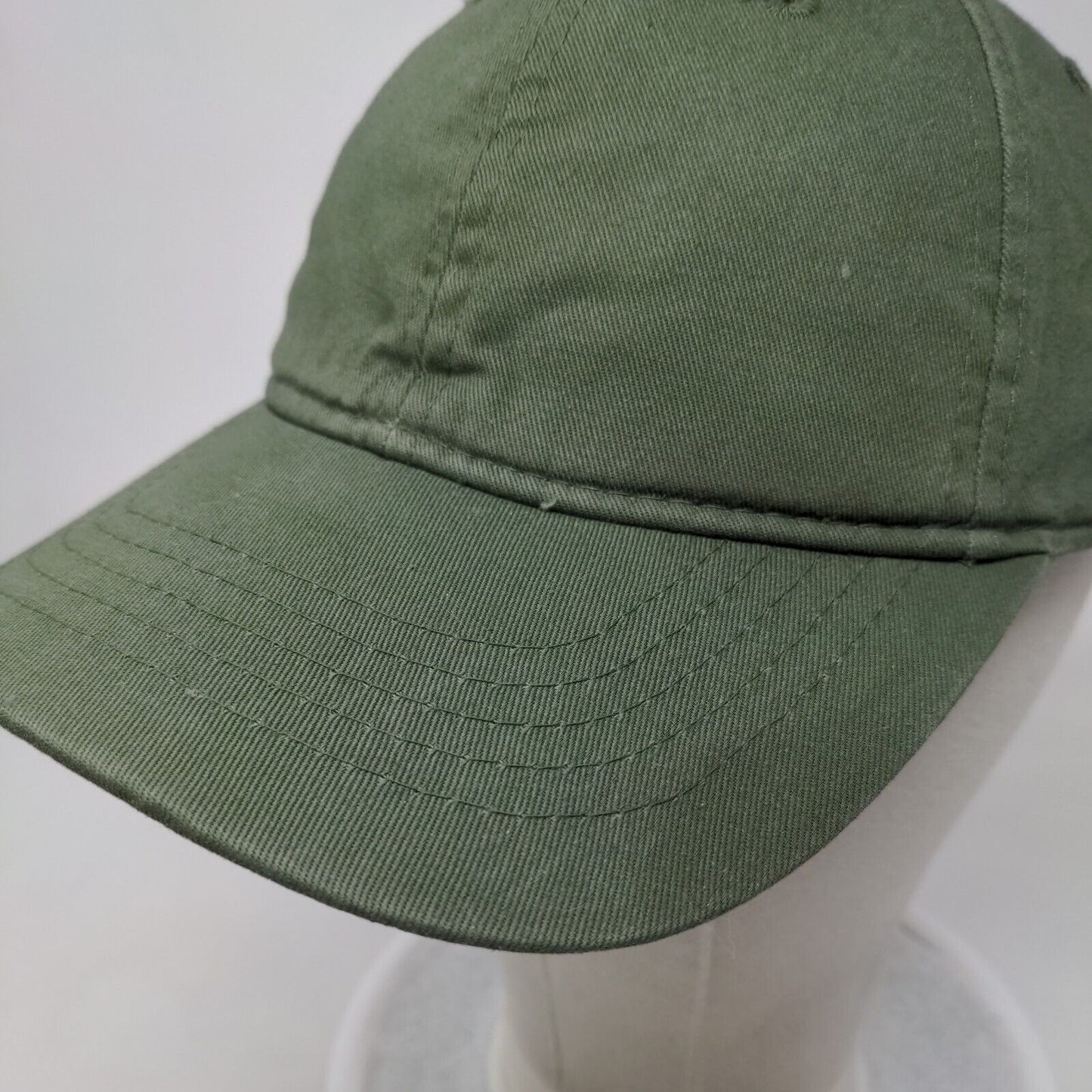 Unbranded Strapback Hat Green Sea Turtle OSFM Adjustable Solid Blank