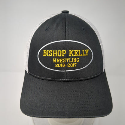 Bishop Kelly Wrestling 2016-2017 Fitted Trucker Hat Black L/XL Mesh Richardson