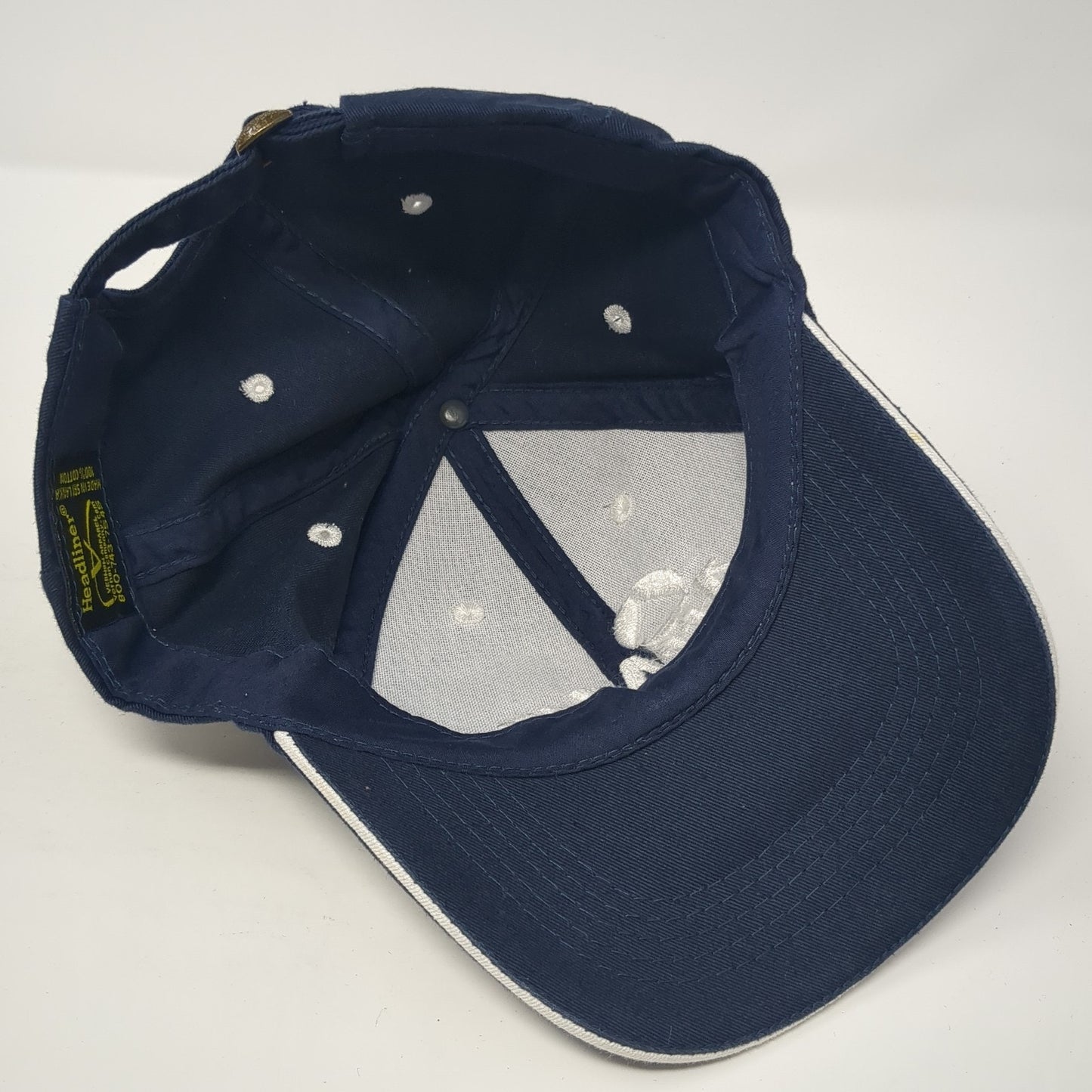 ArrMaz Slideback Hat Blue One Size Adjustable Embroidered Headliner