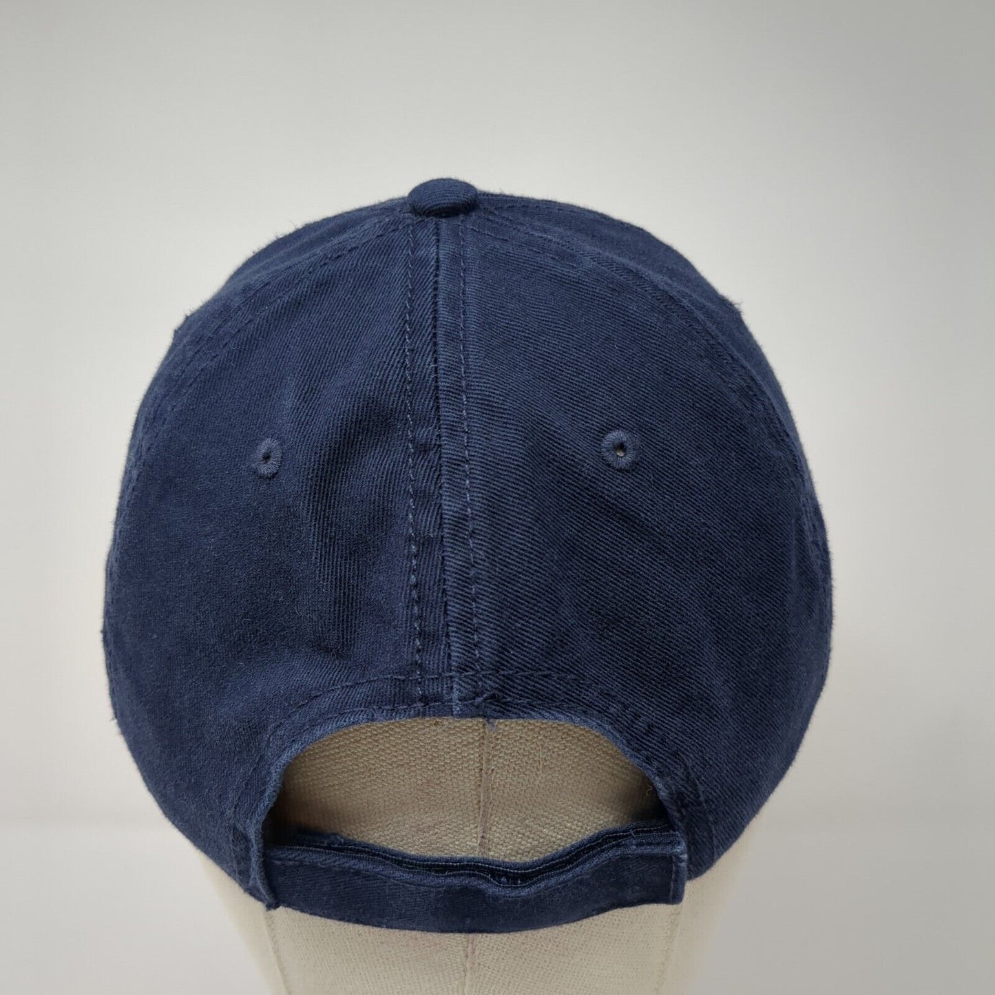 Air St. Lukes Strapback Hat Blue One Size Adjustable Embroidered 6 Panel Otto