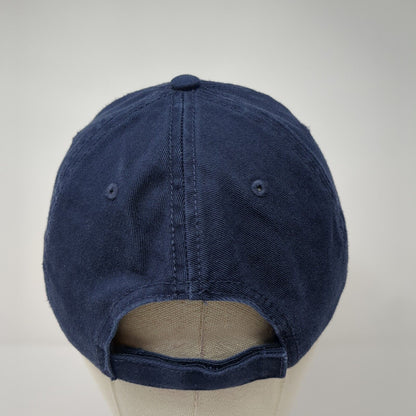 Air St. Lukes Strapback Hat Blue One Size Adjustable Embroidered 6 Panel Otto