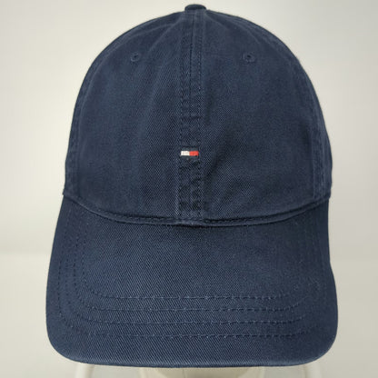 Tommy Hilfiger Baseball Cap Blue One Size Adjustable Strapback Cotton Logo Hat