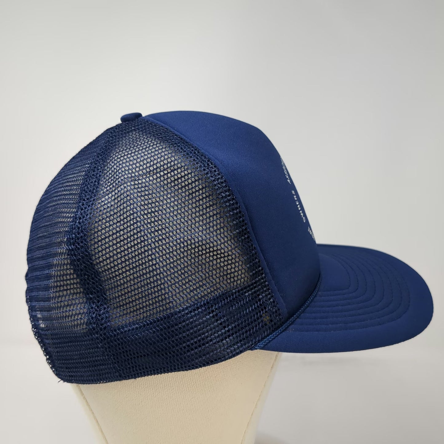 San Sun Blue One Size Trucker Hat Boat Owners Association US Snapback Mesh