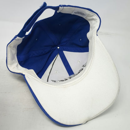 Quick Lane Tire Auto Center Logo White Blue One Size Baseball Cap Hat Strapback