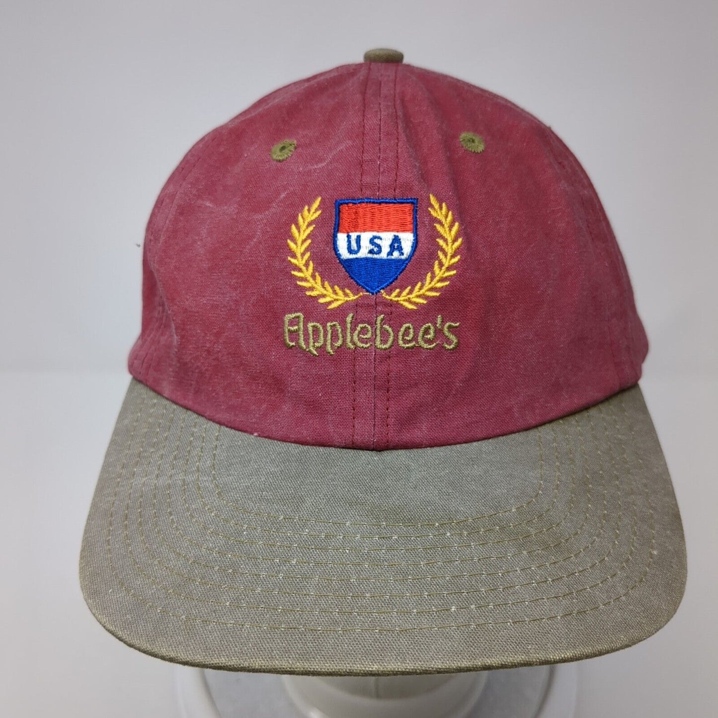 Applebee's USA Slideback Hat Multi One Size Adjustable Colorblock