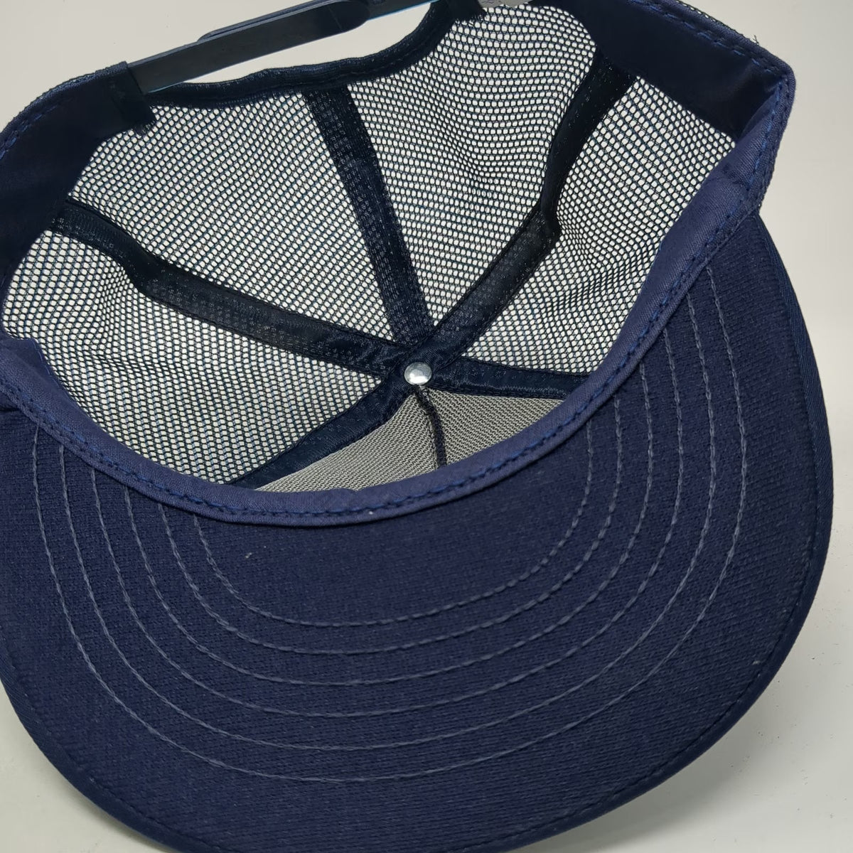 I/D/E/A inc Trucker Hat Blue One Size Houston Texas Pipeline Construction Mesh