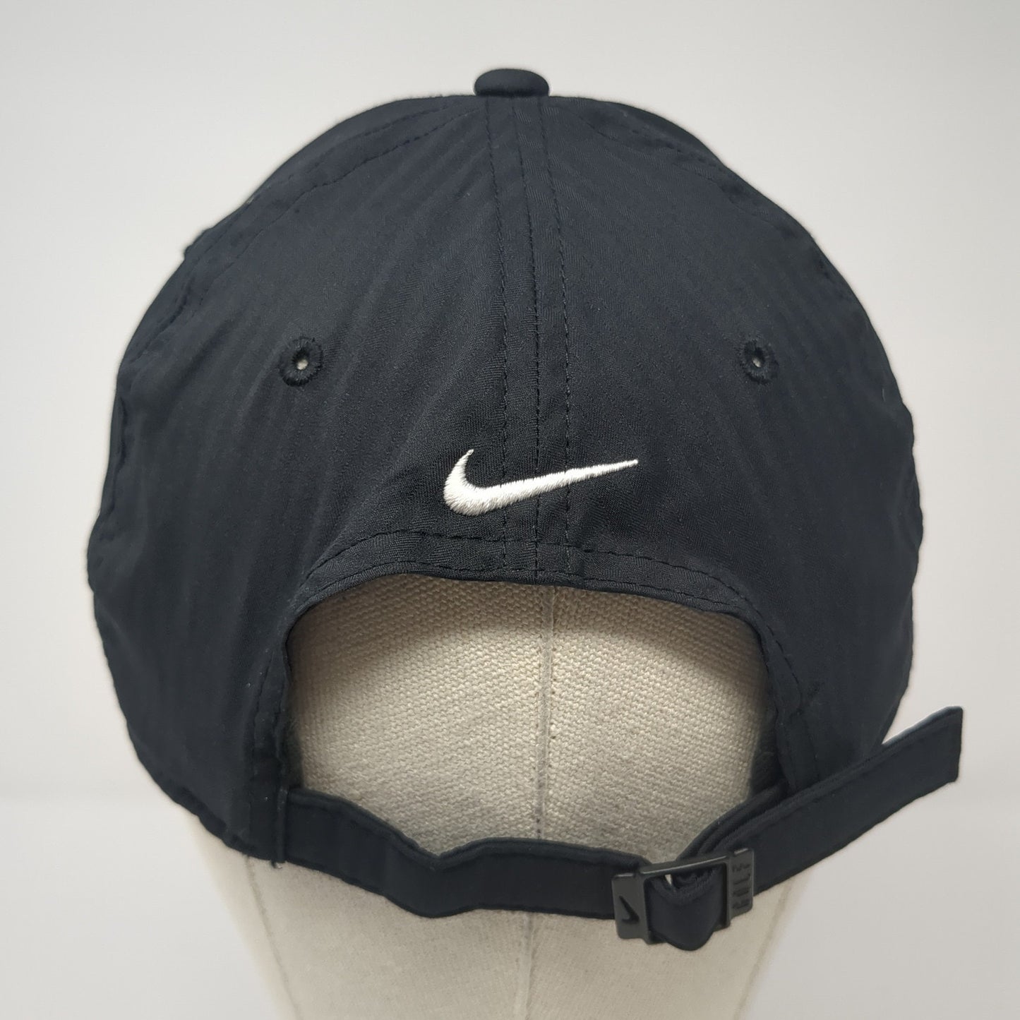 Mickey Mouse Slideback Hat Black One Size Striped Disney Nike Legacy91