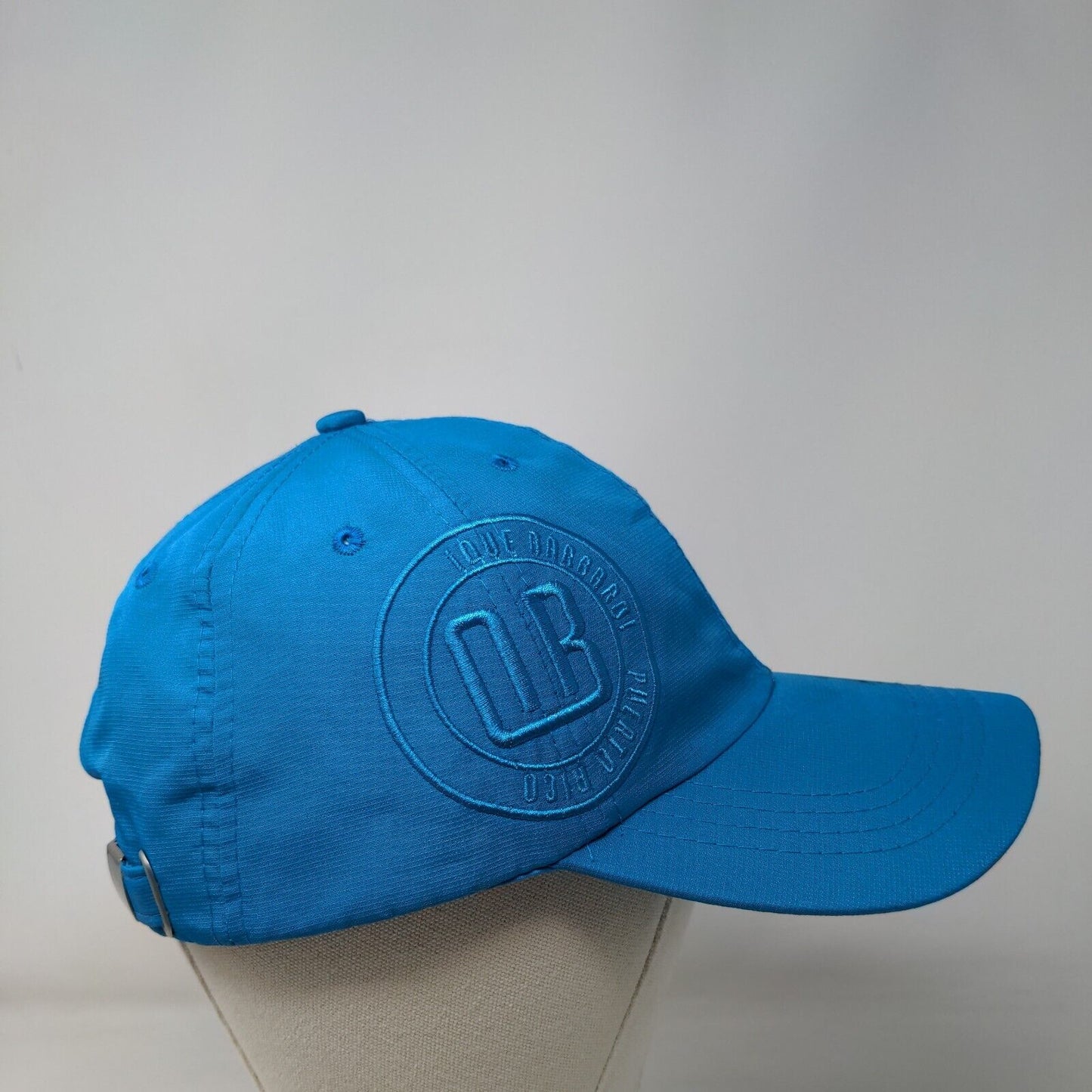iQUE Barbaro Puerto Rico Slideback Hat Blue OS Adjustable Patriotic Polyester