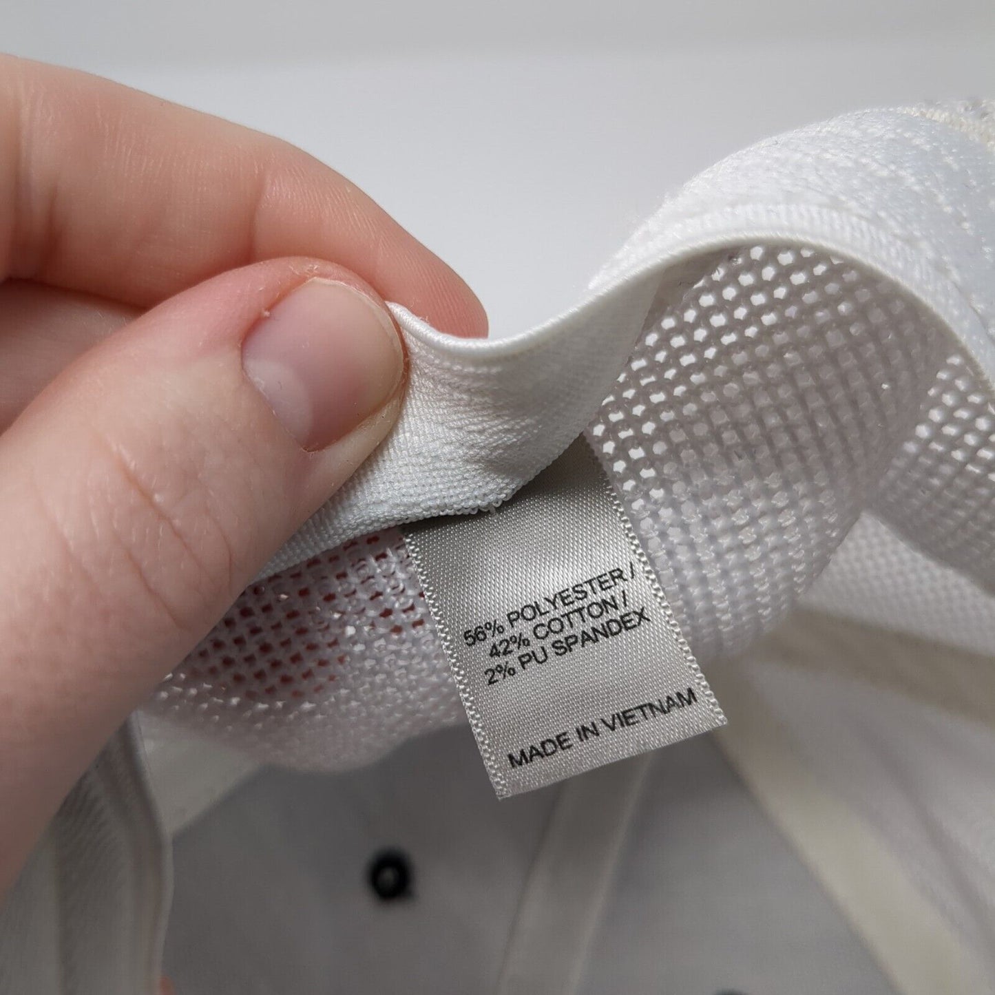 TM Fitted Trucker Hat Black XL Lightweight Embroidered Mesh Back Richardson