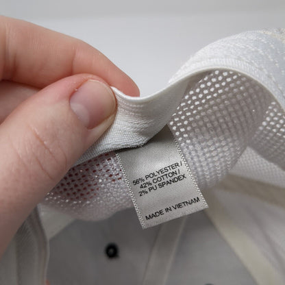 TM Fitted Trucker Hat Black XL Lightweight Embroidered Mesh Back Richardson