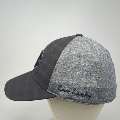 Black Clover Baseball Cap Gray XL Topgolf Las Vegas Live Lucky Memory Fit Hat