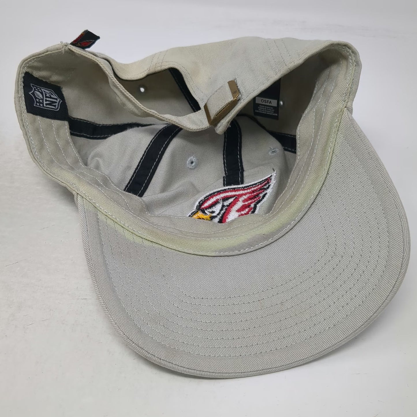 Arizona Cardinals NFL '47 Baseball Cap Beige One Size Adjustable Slideback Hat