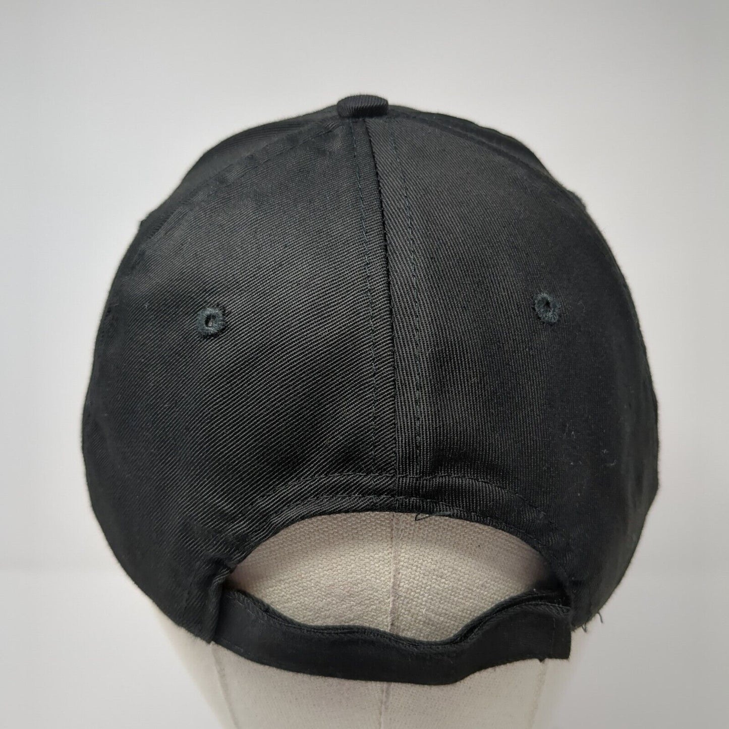 Barley Operations Strapback Hat Black One Size Adjustable Embroidered Hit Wear