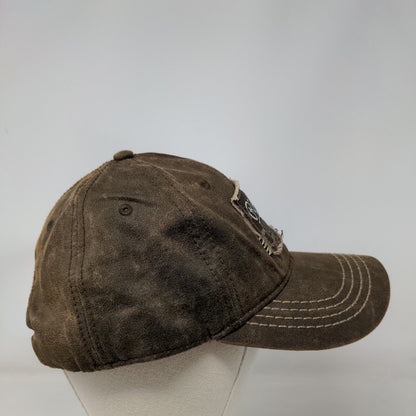 Riviera Maya Surf Co Patch Slideback Hat Brown One Size Banana Bay