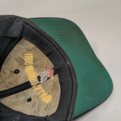 USS Emory S. Land AS 39 Snapback Hat Blue One Size Adjustable Embroidered