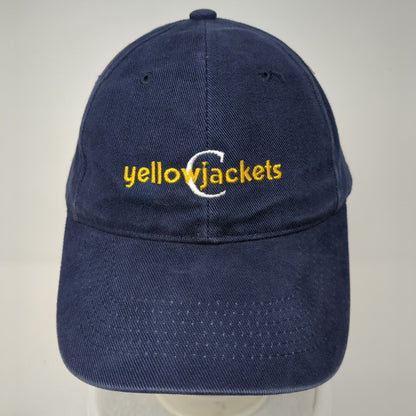 Yellowjackets Slideback Hat Blue One Size Adjustable Sportsman 6 Panel