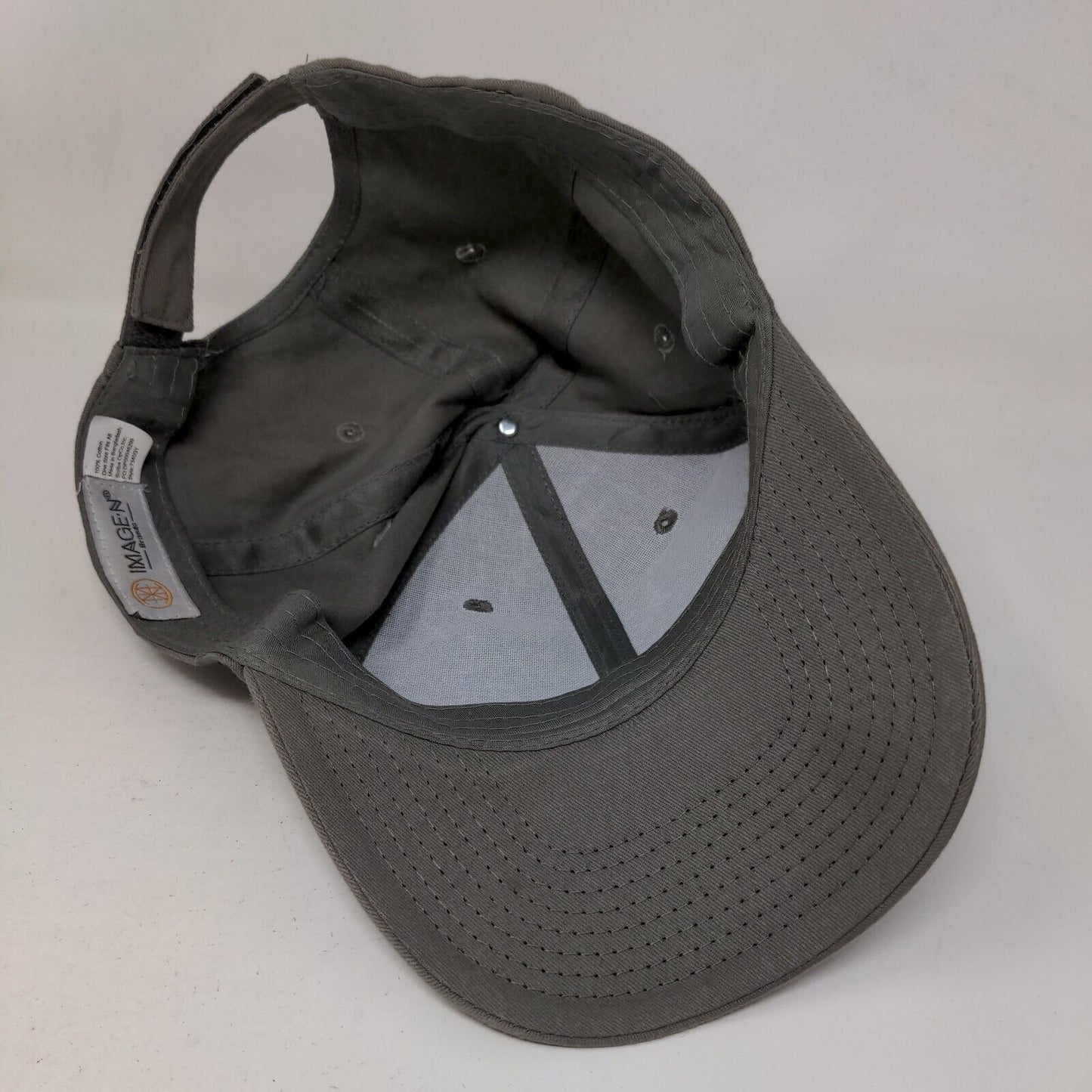 Team Indiana Strapback Hat Gray OSFA Imagen Brands Adjustable 6 Panel
