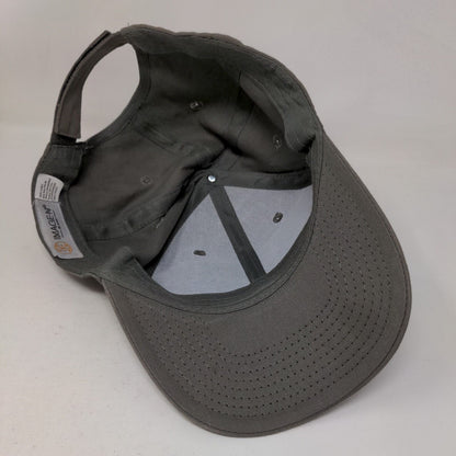 Team Indiana Strapback Hat Gray OSFA Imagen Brands Adjustable 6 Panel