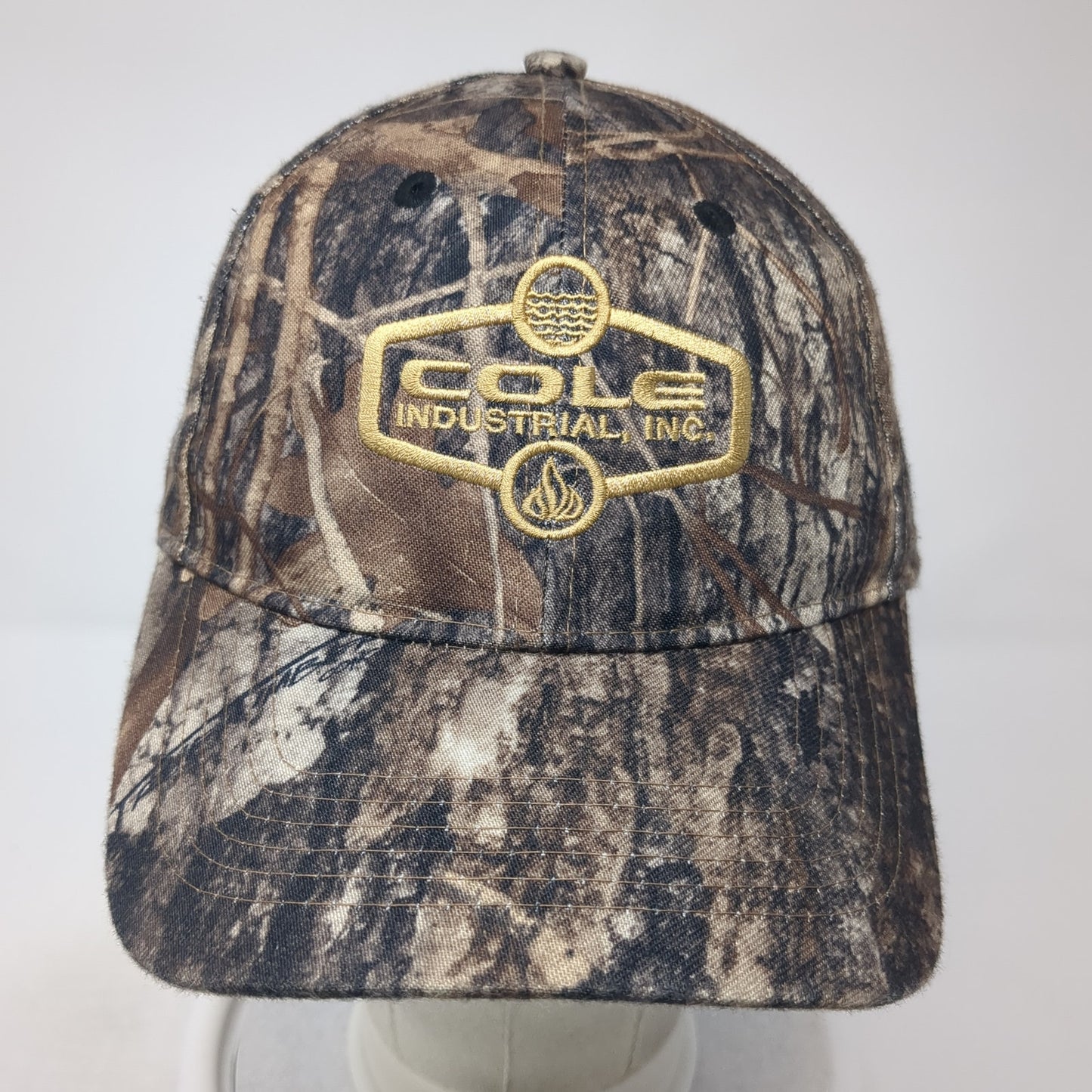 Cole Industrial Inc Strapback Baseball Cap Multicolor OS Camo Pacific Headwear
