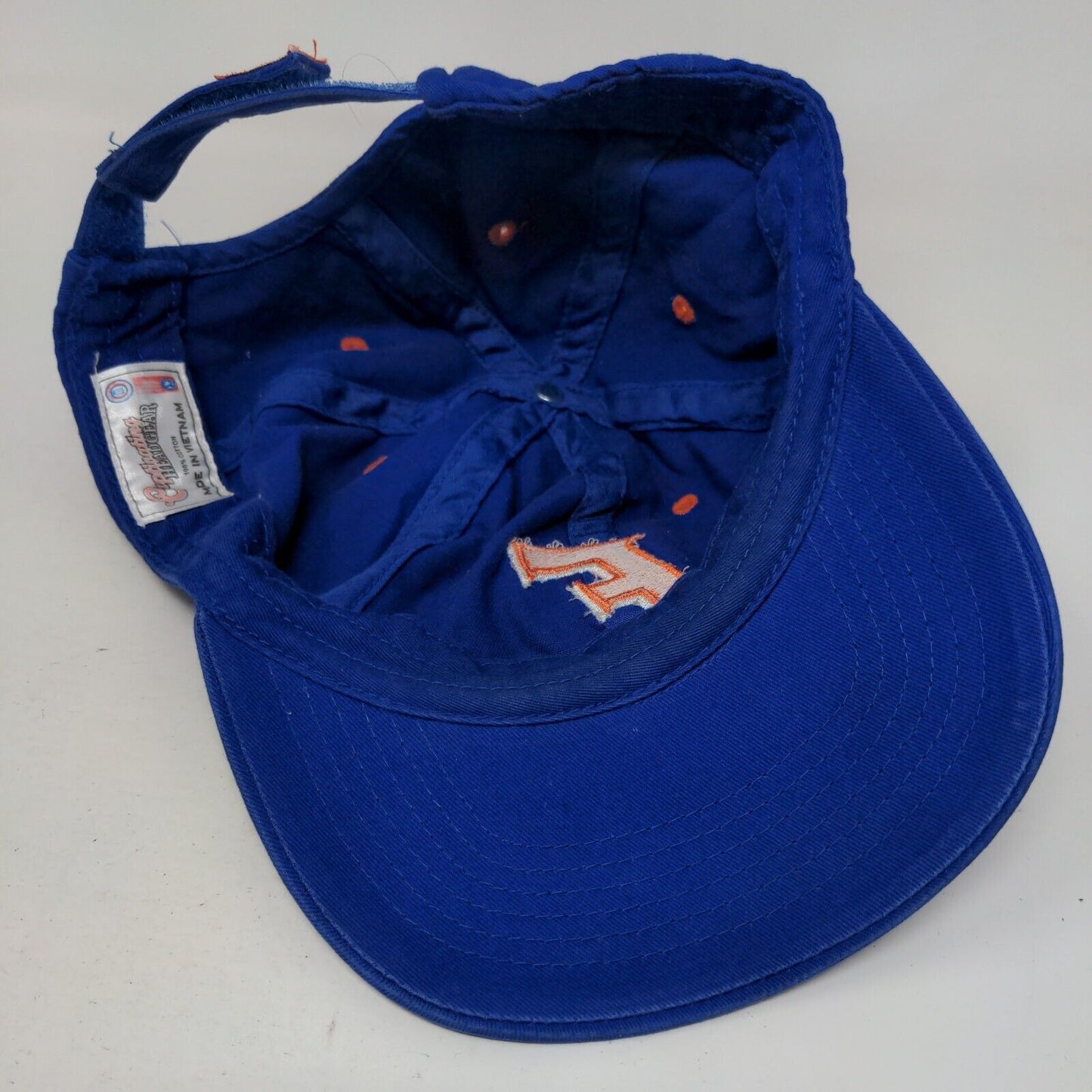 Florida Gators Strapback Hat Blue One Size Embroidered Captivating Headgear