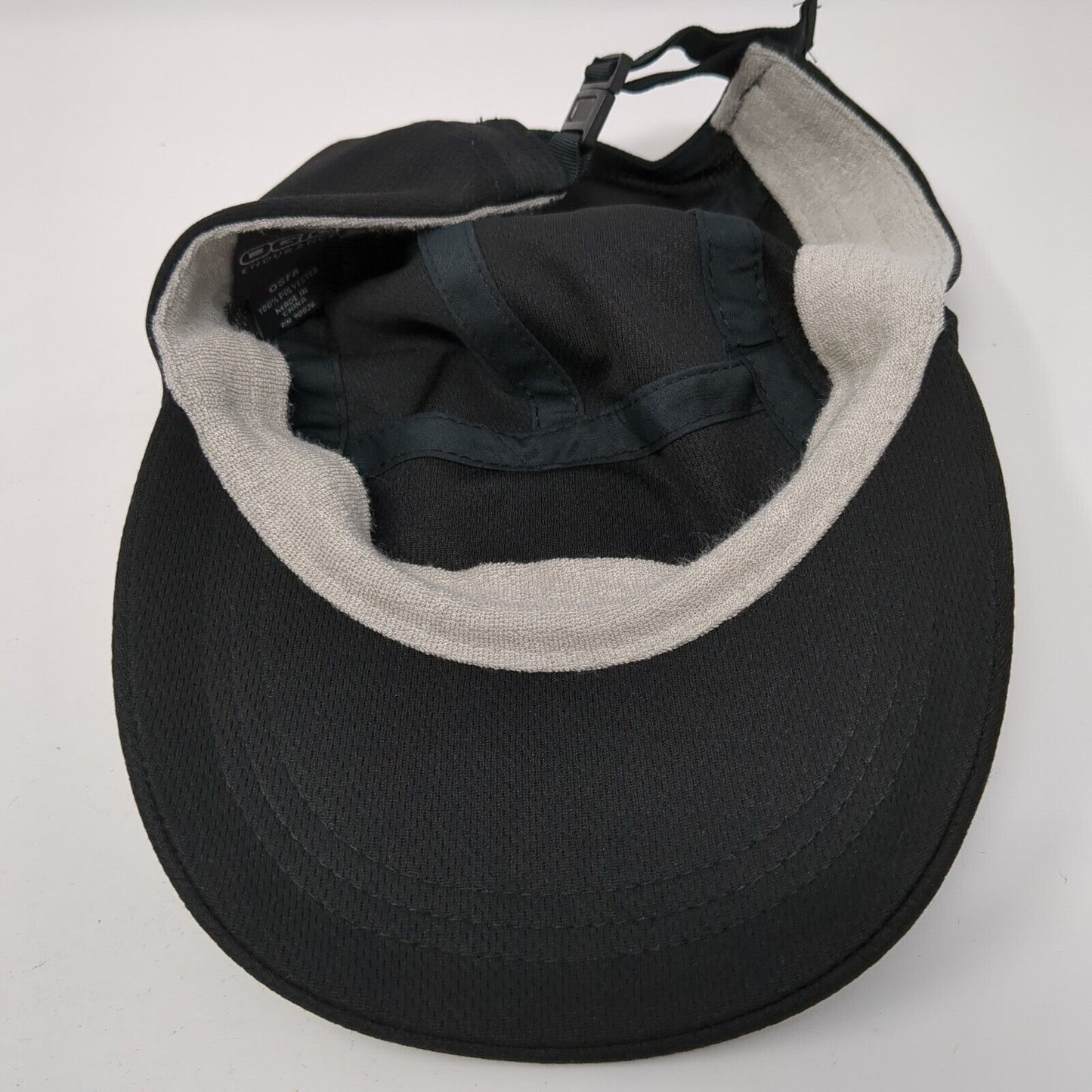 Ponderosa Aero Club Patch Strapback 5 Panel Hat Black One Size Ogio