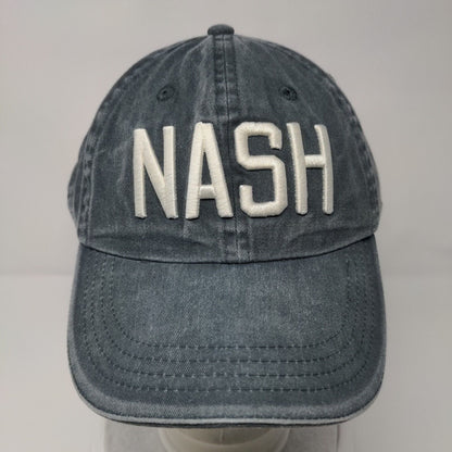 Nash Slideback Hat Gray One Size Adjustable Embroidered 6 Panel Revv