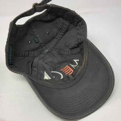 Legacy Maine College of Art MECA Gray Baseball Cap One Size Slideback Hat Logo