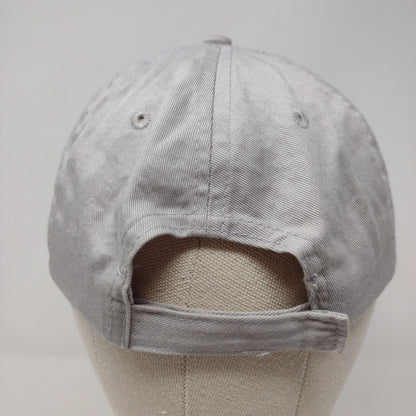 Race To Robie Creek Strapback Hat Gray OSFA Embroidered Port & Company